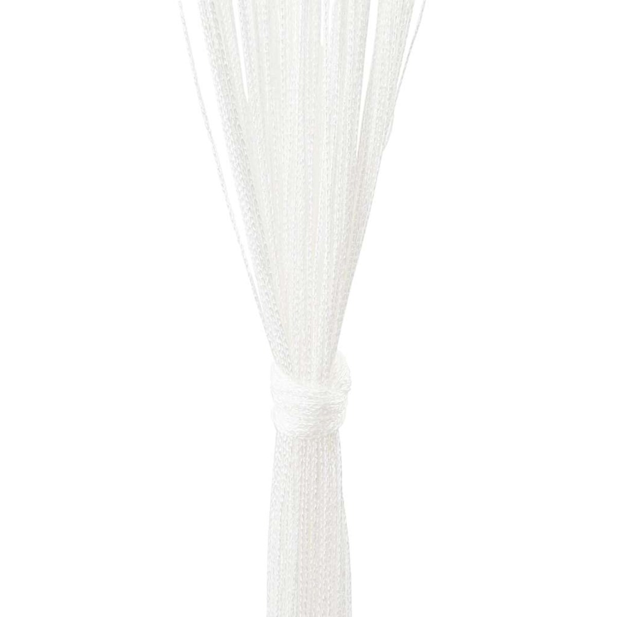 vidaXL Zasłony sznurkowe, 2 sztuki,  100 x 250 cm, białe