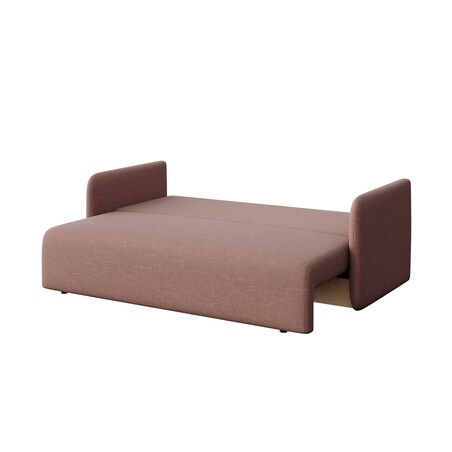 Sofa 3 osobowa Chaum rozkładana ciemno różowy