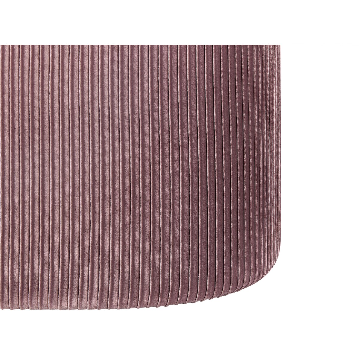 Welurowy puf ze schowkiem 35 x 41 x 55 cm różowy RICHLAND