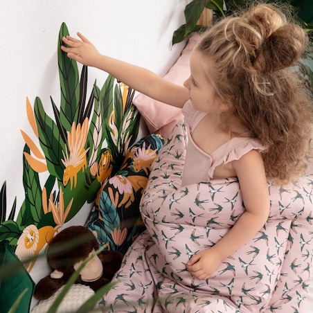 Zestaw naklejek Jungle Life, 120 x 70 cm