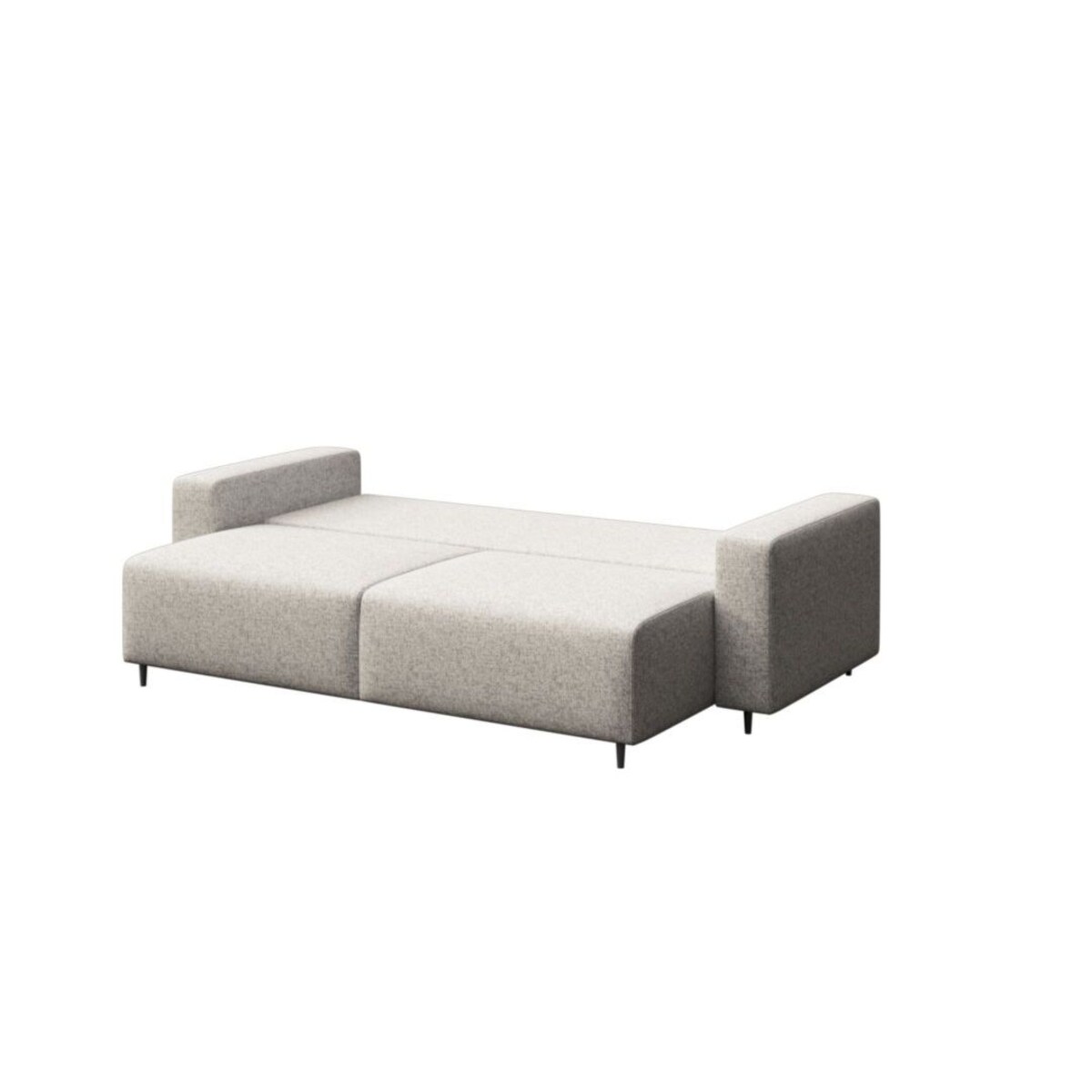 Hesto 3-osobowa rozkładana sofa - jasnobeżowa