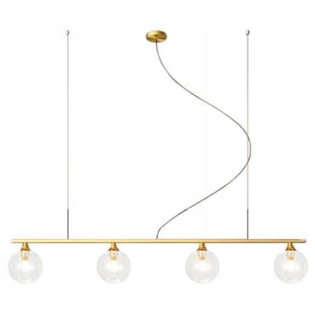 Lampa Sufitowa Wisząca App675 Złota Szklane Kule 4