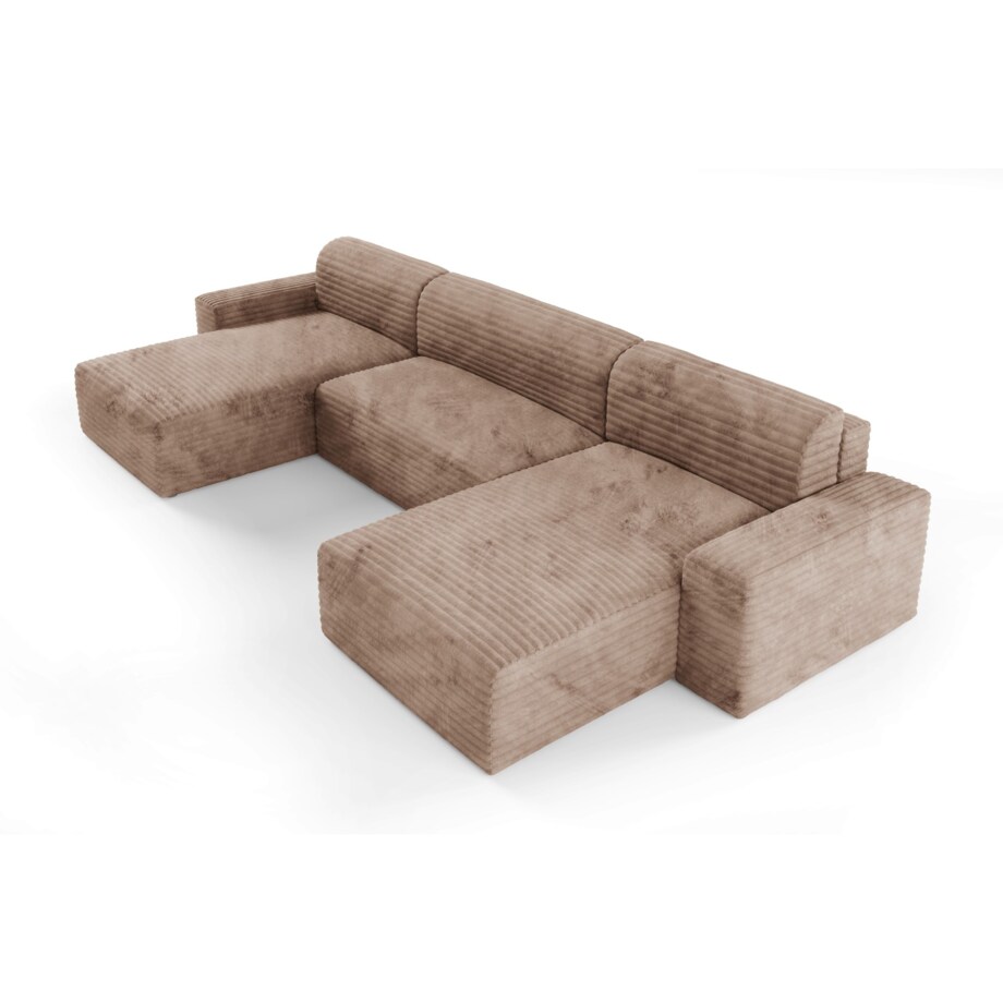 Narożnik COCO U z funkcją spania Kolor: TILIA 17