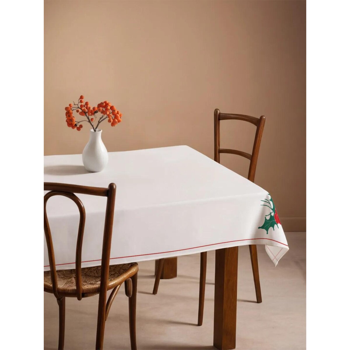 Obrus świąteczny - drzewko świąteczne ramka - 100x100