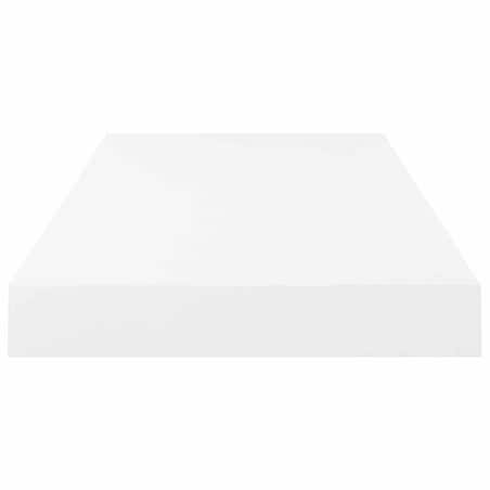 vidaXL Półka ścienna, wysoki połysk, biała, 50x23x3,8 cm, MDF