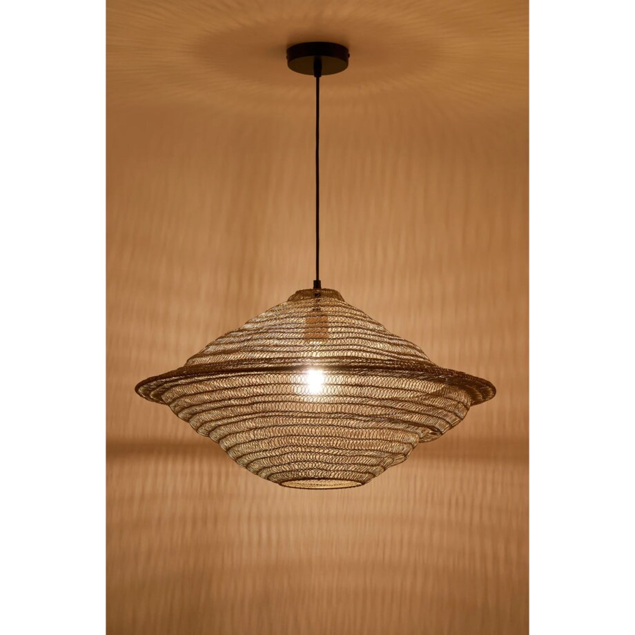 Lampa wisząca z metalowej siatki Zulma Ø65 cm