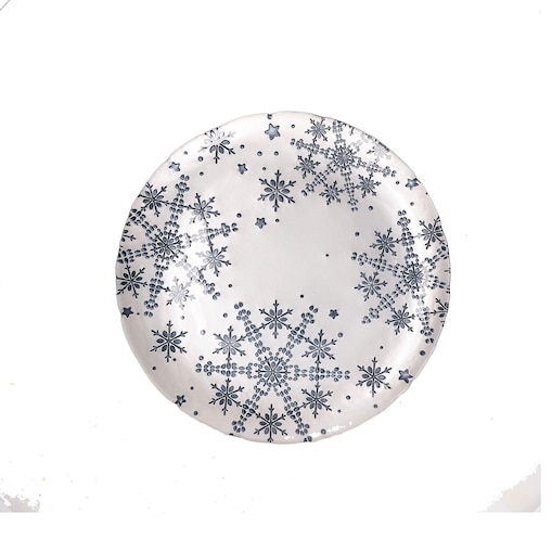Talerz świąteczny Ilprimofiocco - Biały, 32 cm