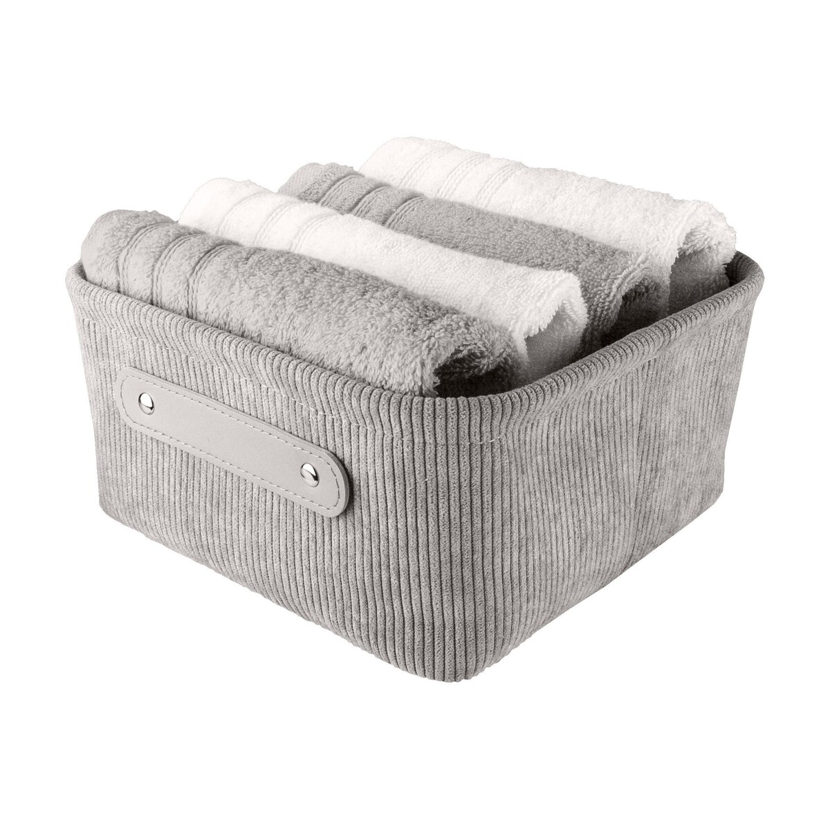 Kleine Wolke Bedford Pojemnik łazienkowy szary M tworzywo sztuczne