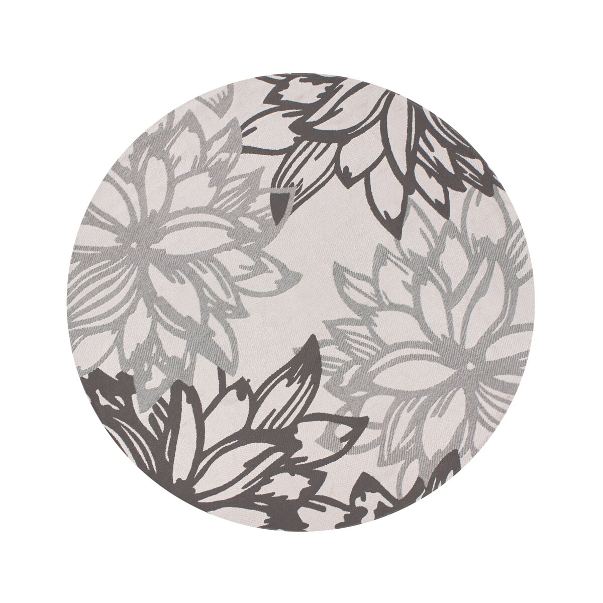 Dywan zewnętrzny SOLAPUR Szary ø 120 cm