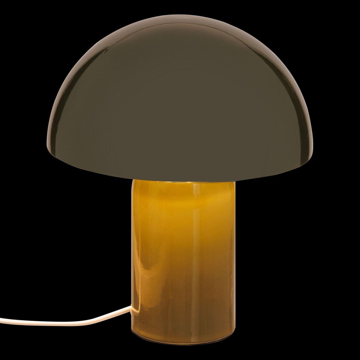 Lampa stołowa grzybek 24,5x20x20 cm FUNGO oliwkowy