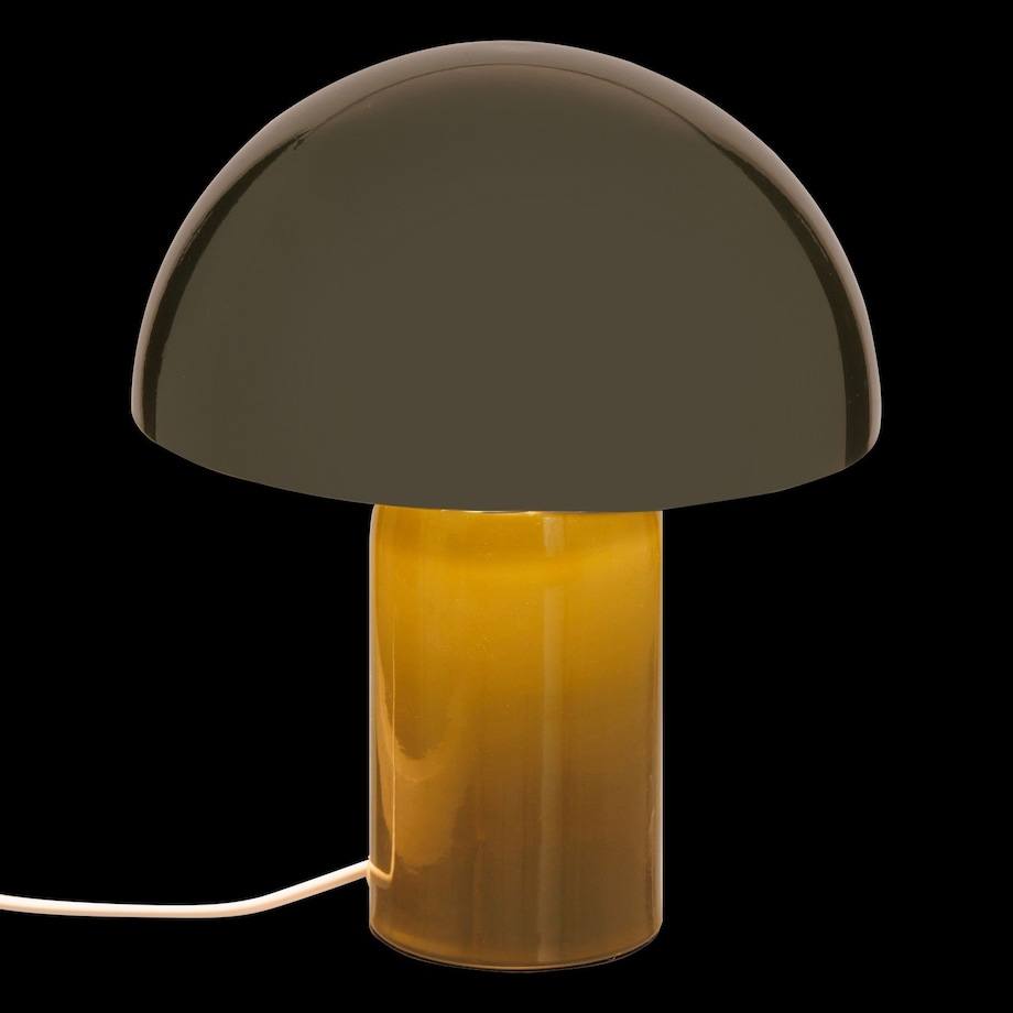 Lampa stołowa grzybek 24,5x20x20 cm FUNGO oliwkowy