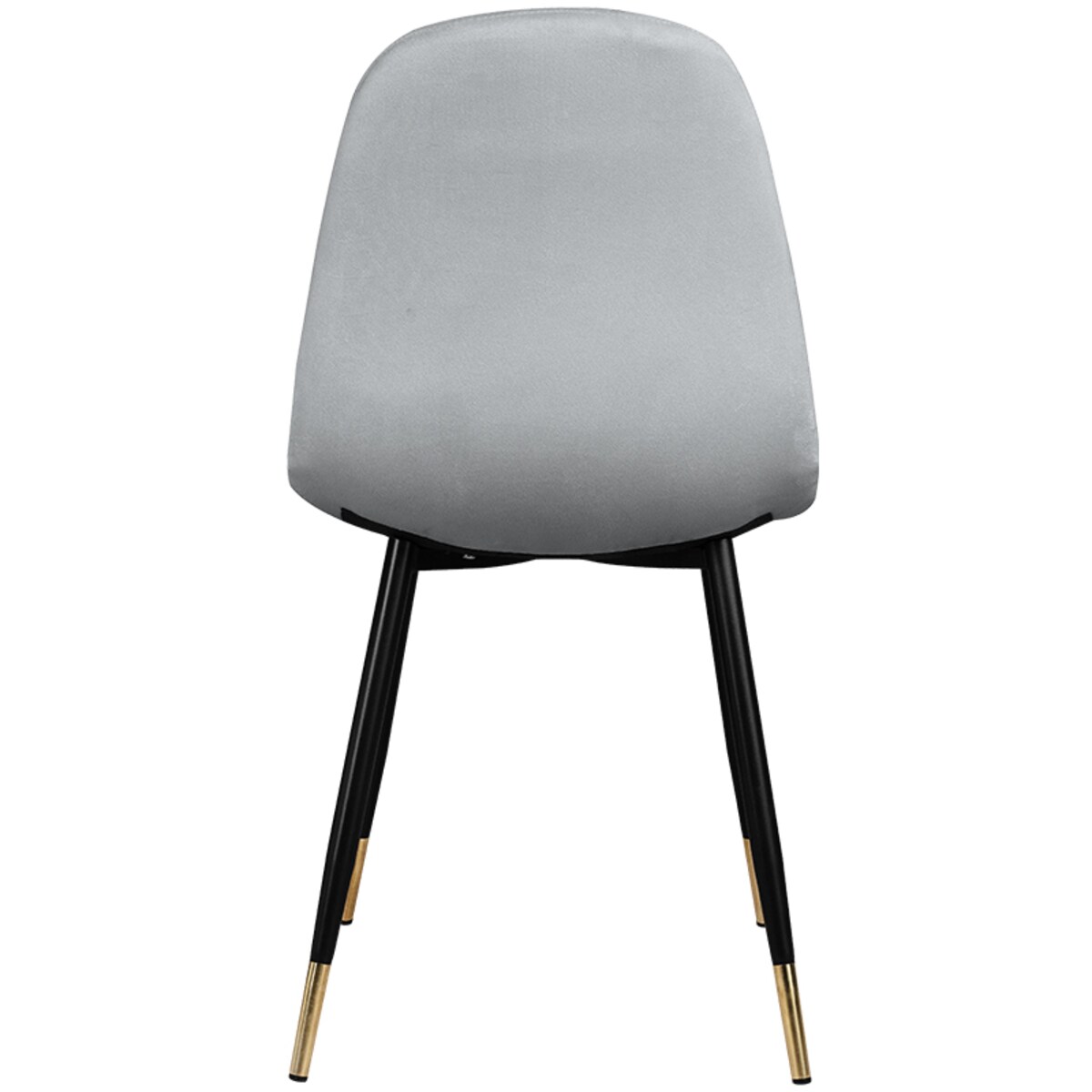 Krzesło tapicerowane szare pikowane welurowe do salonu jadalni