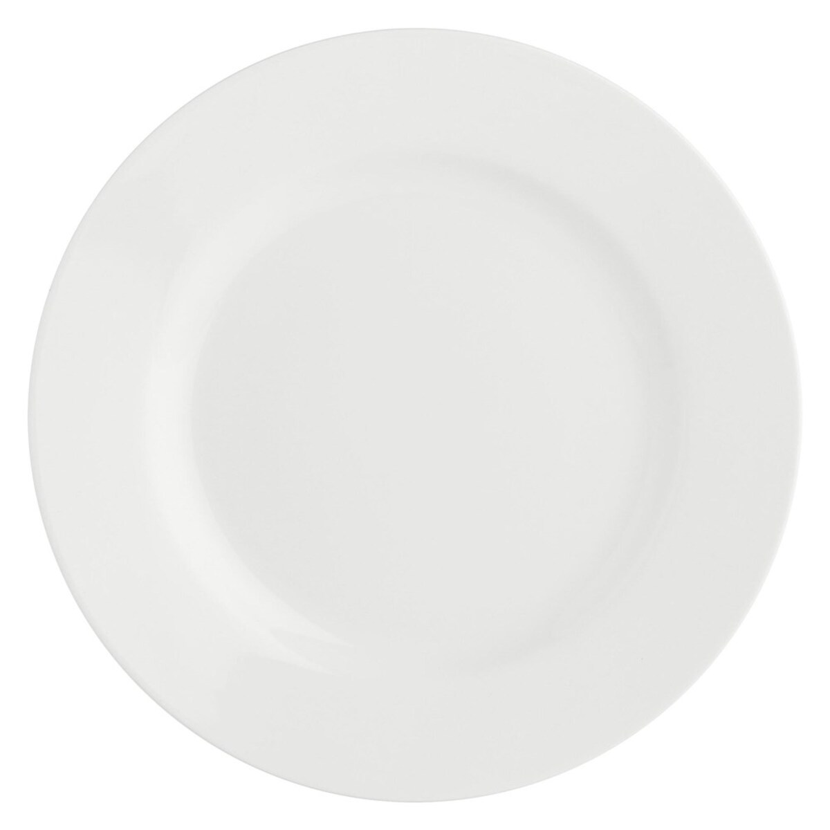 Zestaw 6 talerzy do sałatek z rantem Essenziale - Biały, 20 cm