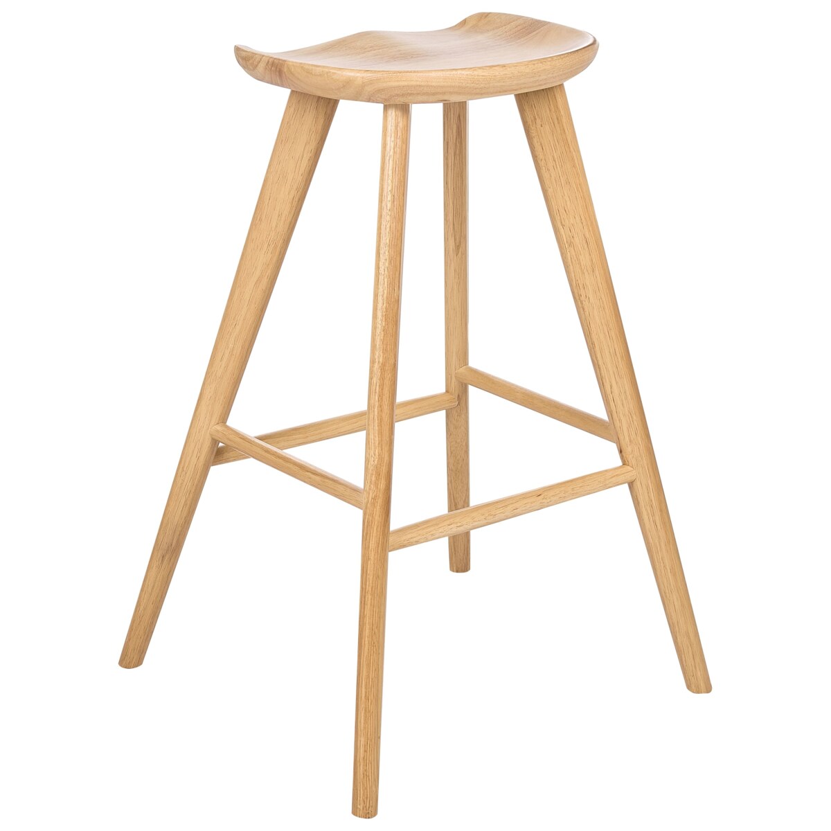 Zestaw 2 hokerów barowych CANDO Jasnobrązowy