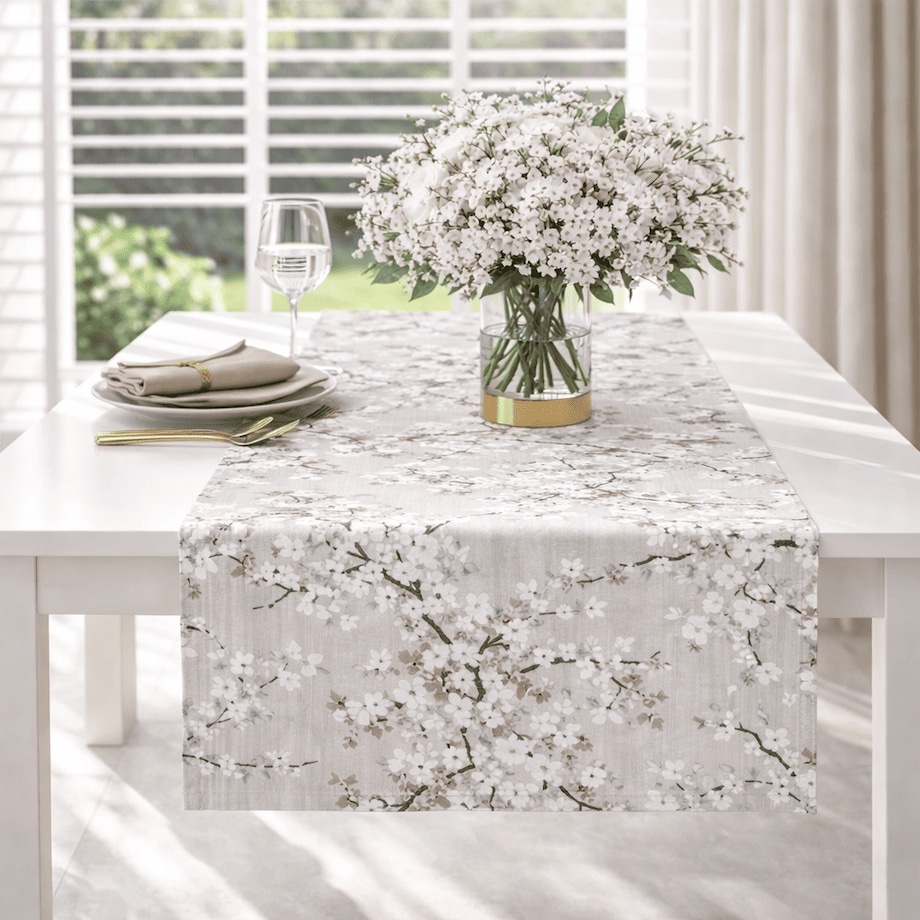 Bieżnik z motywem gałązek Twigs – 50 × 150 cm