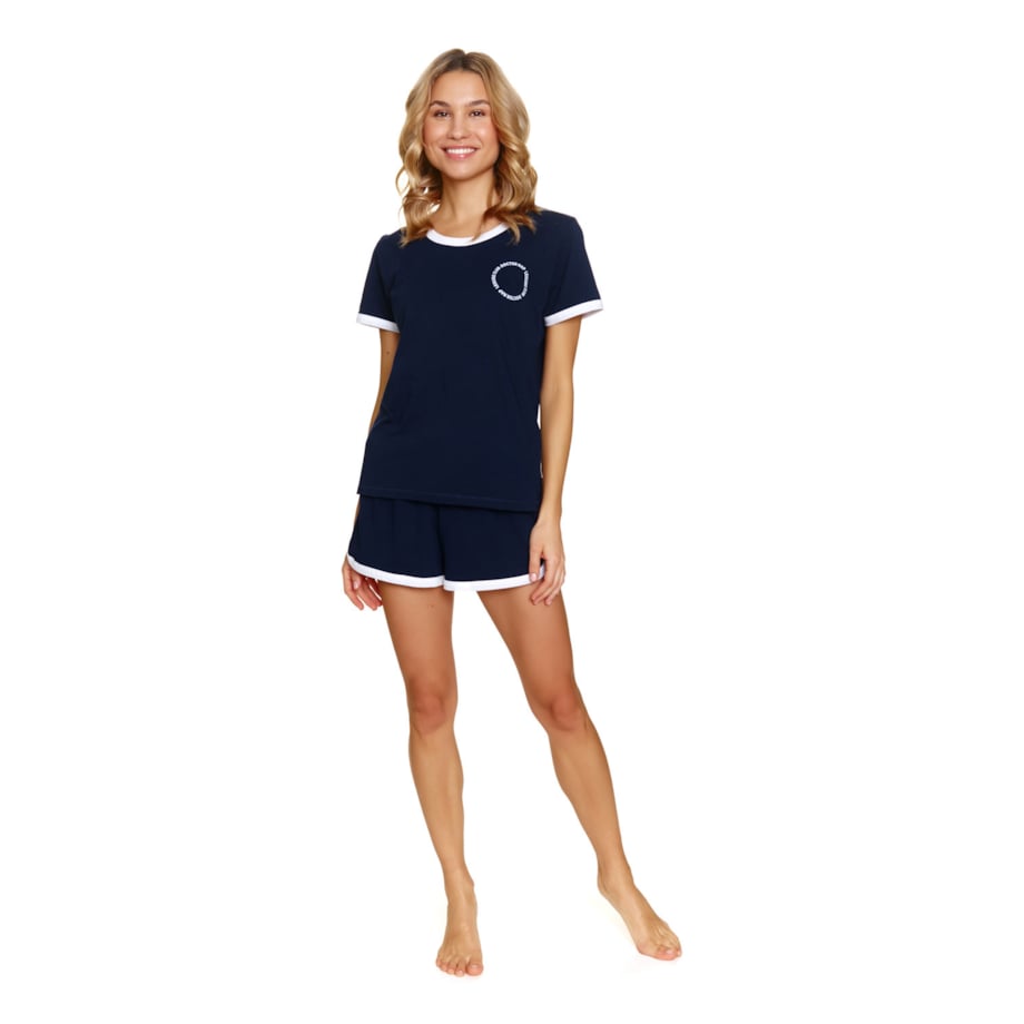 Doctor Nap Granatowa piżama damska - XL