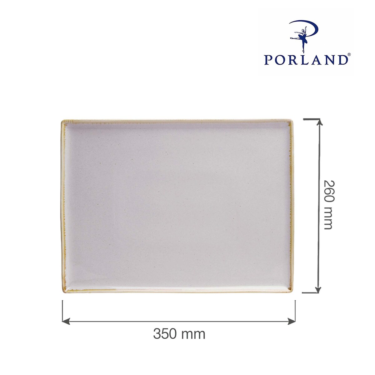 Taca prostokątna Ashen 350x260 mm