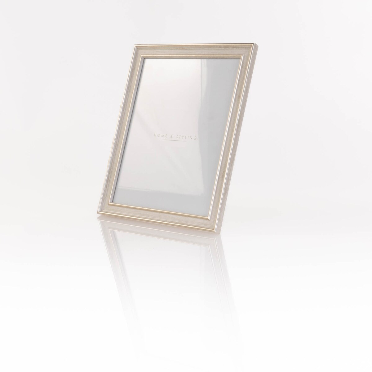 Ramka na zdjęcie, imitacja bielonego drewna,16 x 21 cm