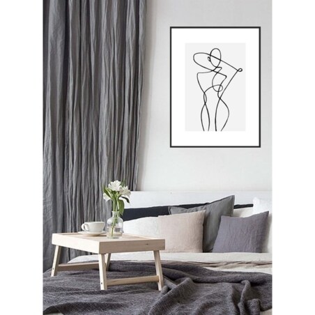 Poster Story, Plakat, Obraz - Dama w Konturach, wymiary 70 x 100 cm