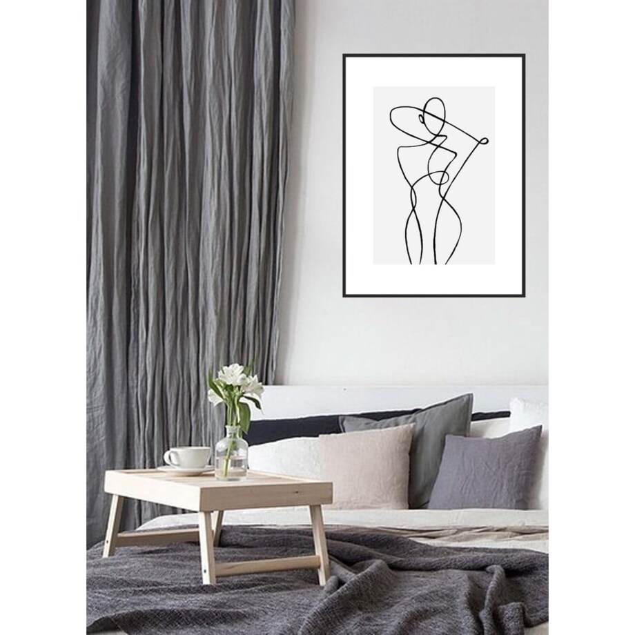 Poster Story, Plakat, Obraz - Dama w Konturach, wymiary 70 x 100 cm