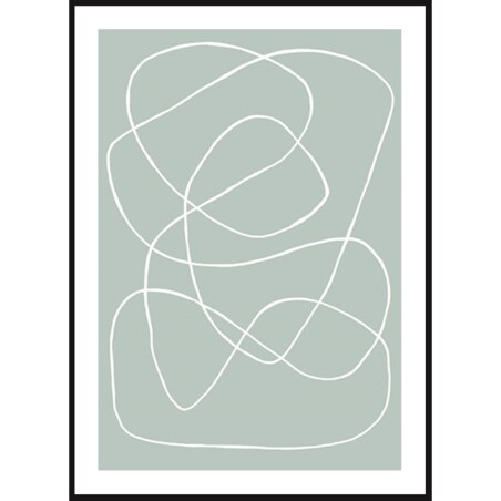 Poster Story, Plakat, Obraz - Biała Linia, wymiary 50 x 70 cm