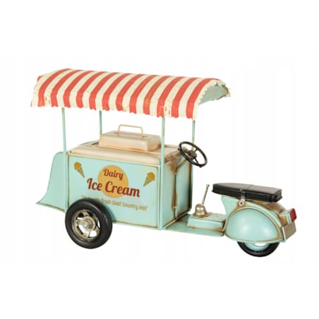FIGURKA LODZIARKA auto z lodami RETRO