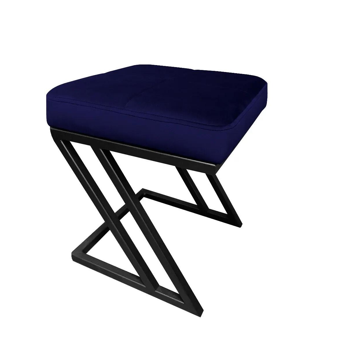 Pufa ZAZU MG VELVET granatowa