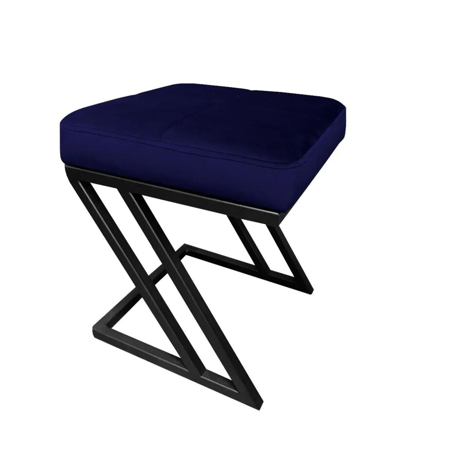 Pufa ZAZU MG VELVET granatowa