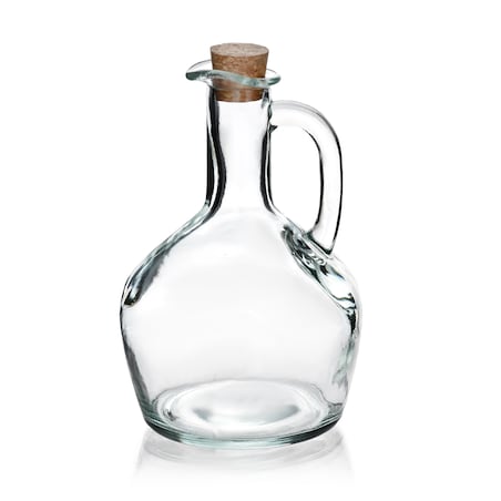 MODERN KITCHEN Karafka szklana z korkiem 400ml 10x8x15.5cm