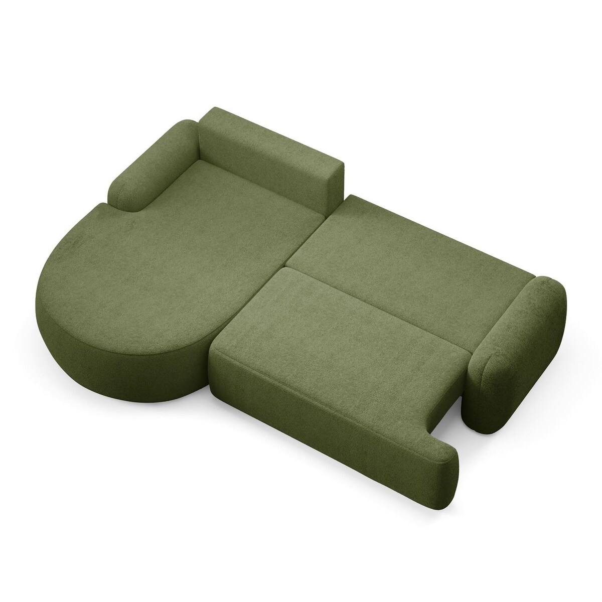 Zaokrąglony narożnik CLEO z funkcją spania, wersja lewa, Quelle 38