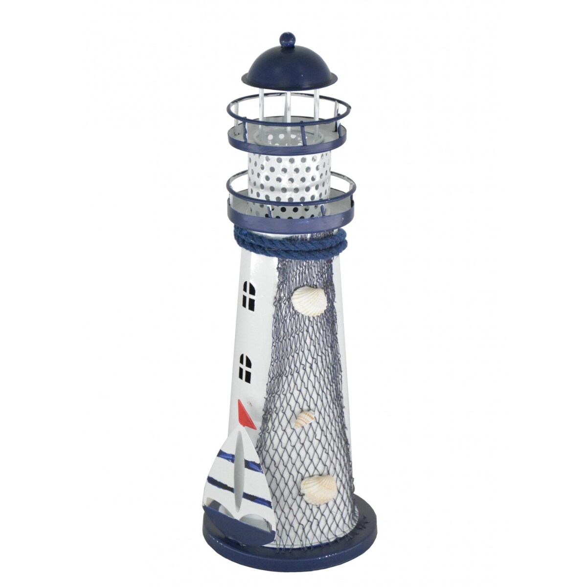 Dekoracja LED - LATARNIA MORSKA 28,5x9,5x9,5 cm