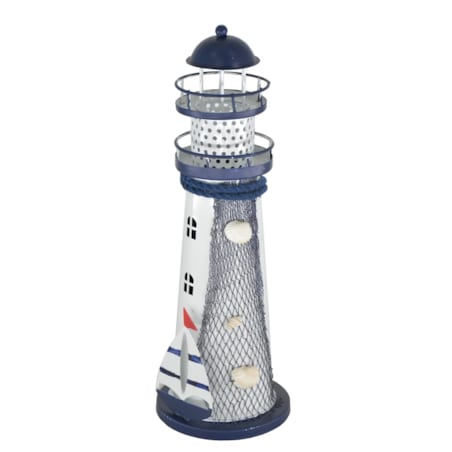 Dekoracja LED - LATARNIA MORSKA 28,5x9,5x9,5 cm