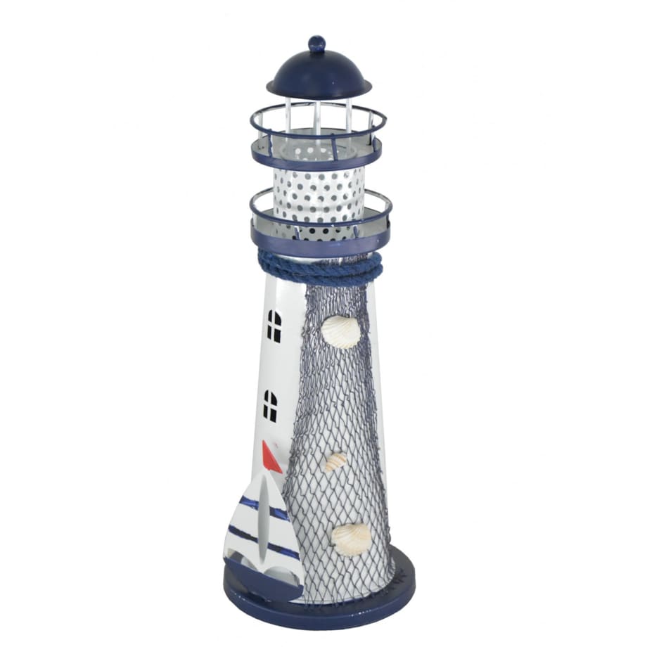 Dekoracja LED - LATARNIA MORSKA 28,5x9,5x9,5 cm