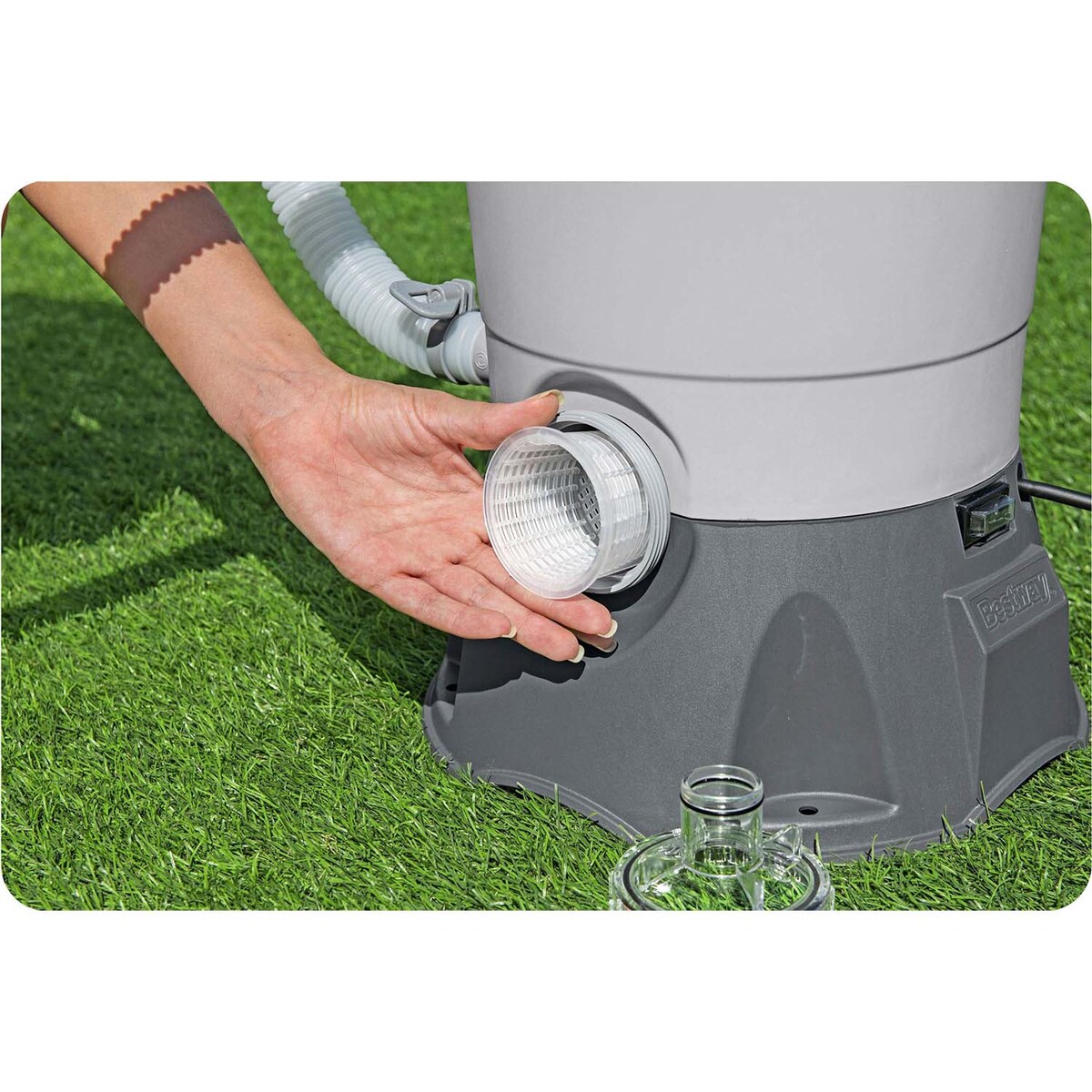 Pompa piaskowa do basenu filtr Bestway 3596 l/h + kulki filtracyjne