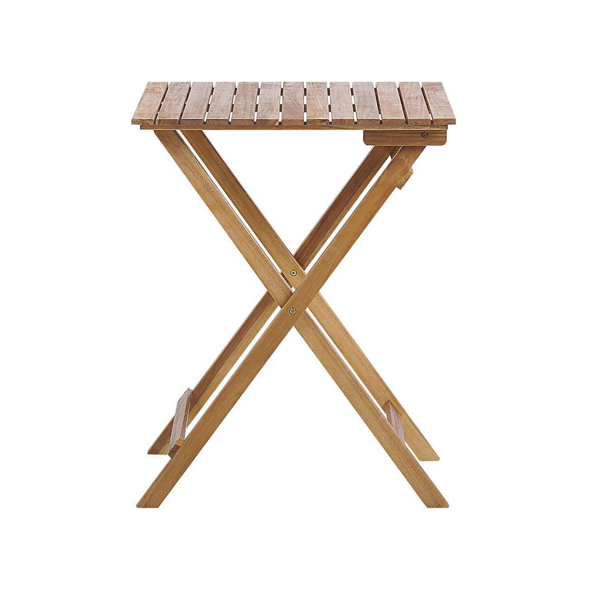 Zestaw mebli balkonowych drewniany jasny TERNI