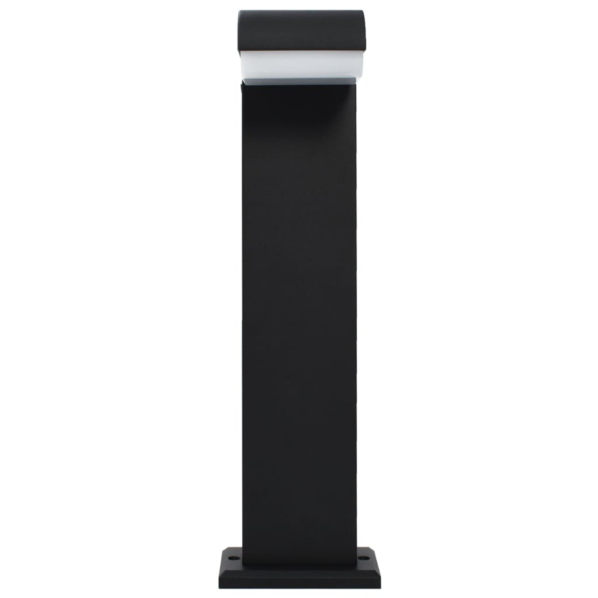 vidaXL Lampa ogrodowa LED, 9 W, czarna, owalna