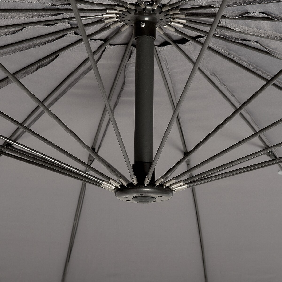 Parasol ogrodowy na wysięgniku 268 cm CALABRIA II Ciemnoszary