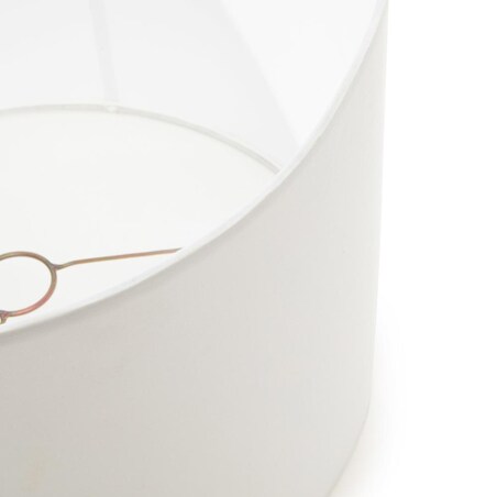 Lampa stołowa Tec- naturalna biel