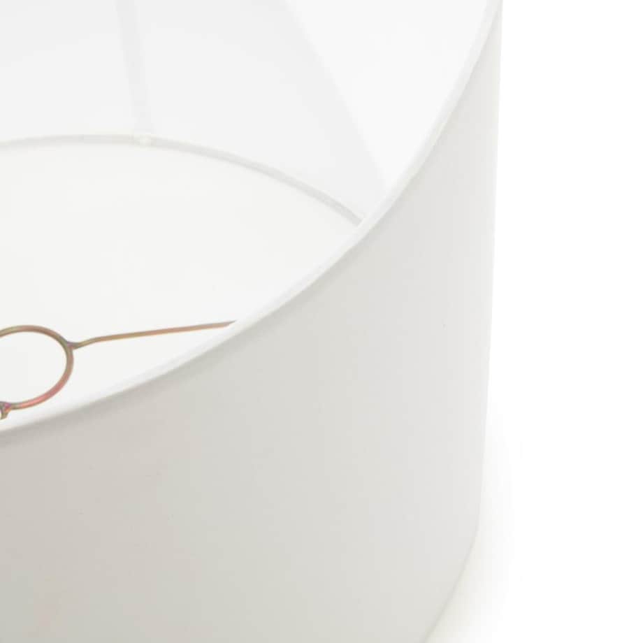 Lampa stołowa Tec- naturalna biel