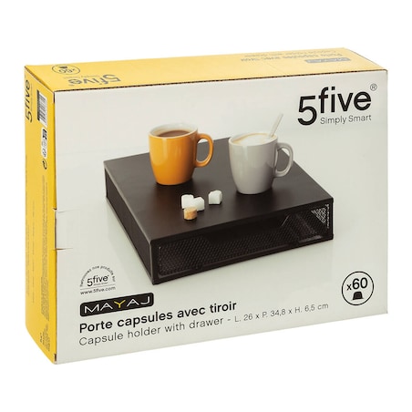 Pojemnik na kapsułki do kawy espresso MAYAJ, 26 x 34,8 x 6,5 cm