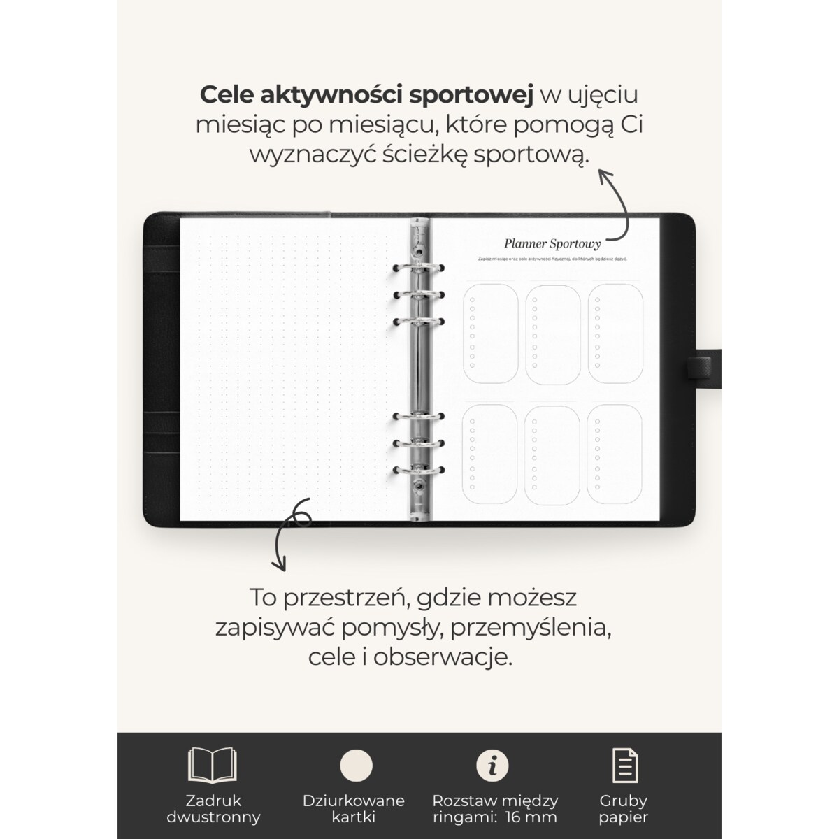 Wkład – Planner Sportowy