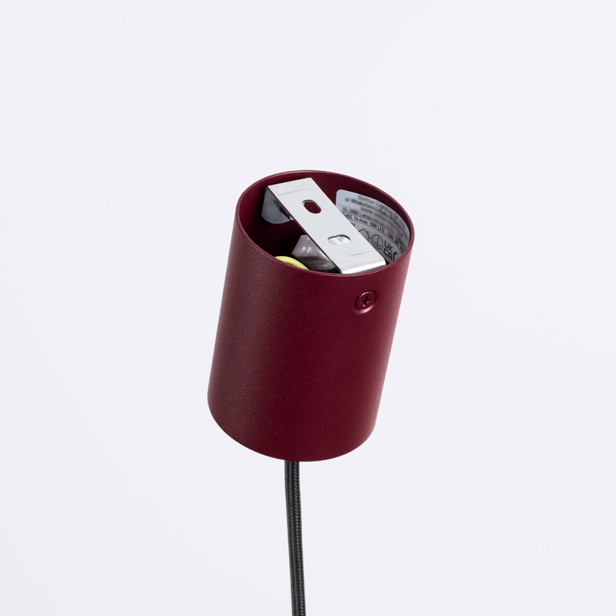Lampa wisząca AURA 1 burgund Gx53