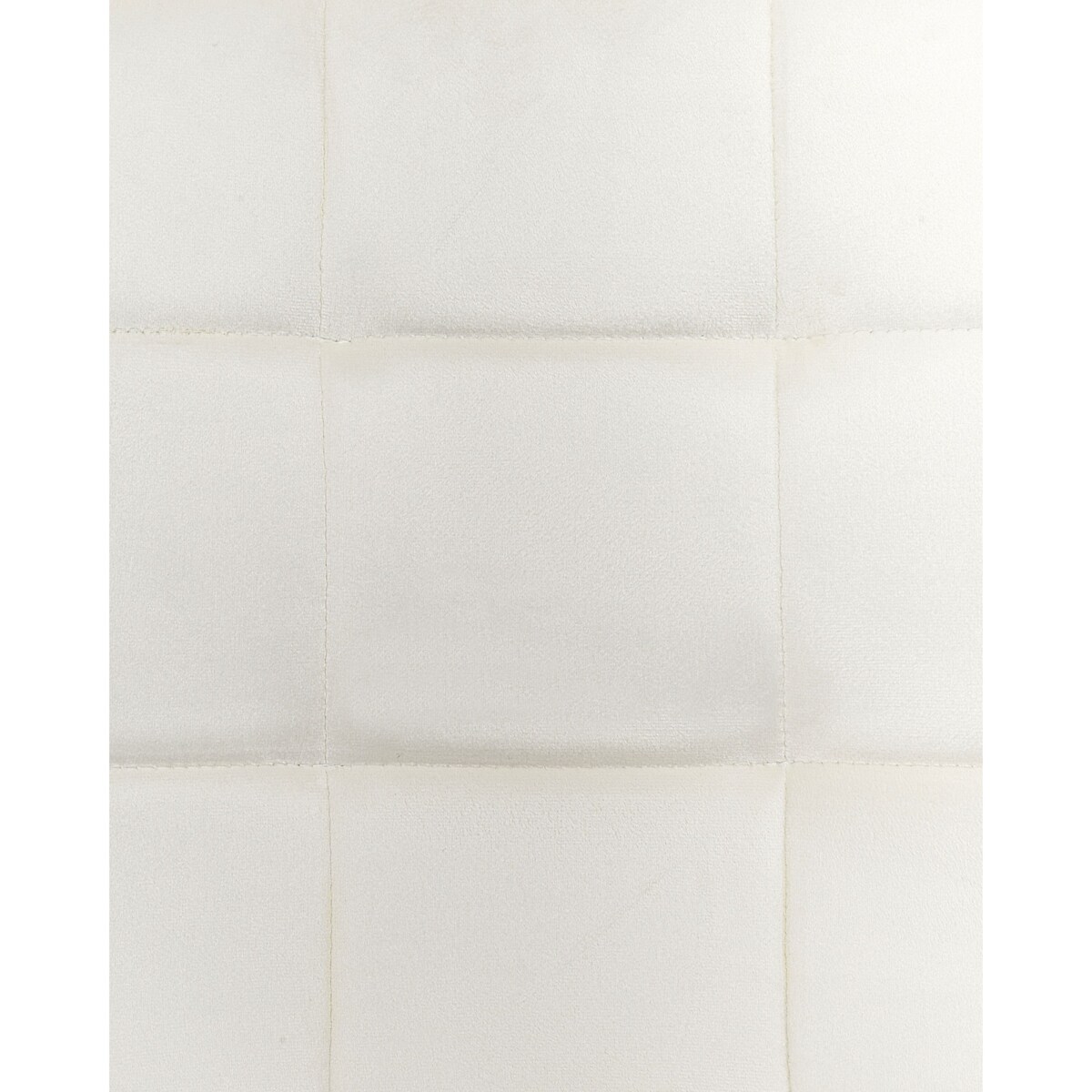 Krzesło do jadalni Zestaw 4 Welur Złamana biel POWELL