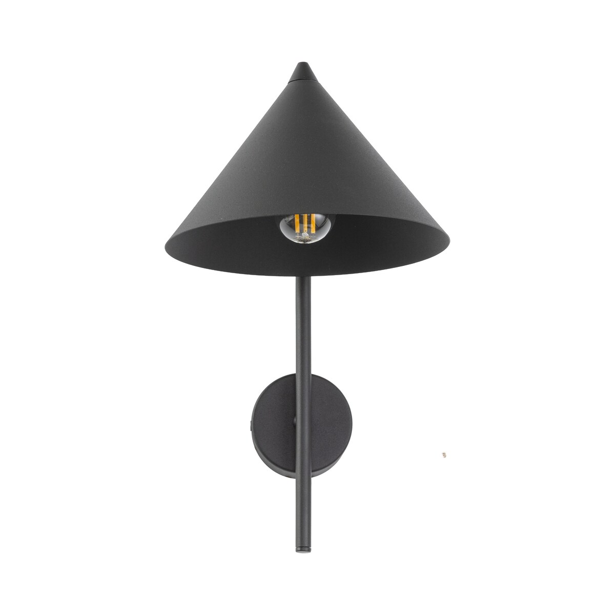 Kinkiet ścienny TK Lighting CONO BLACK 10041 czarny metalowy E27 nowoczesny do salonu i sypialni