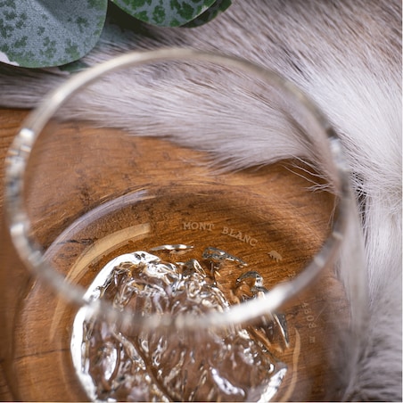 Zestaw 2 szklanek do whisky - Topographic - Mont Blanc & Everest