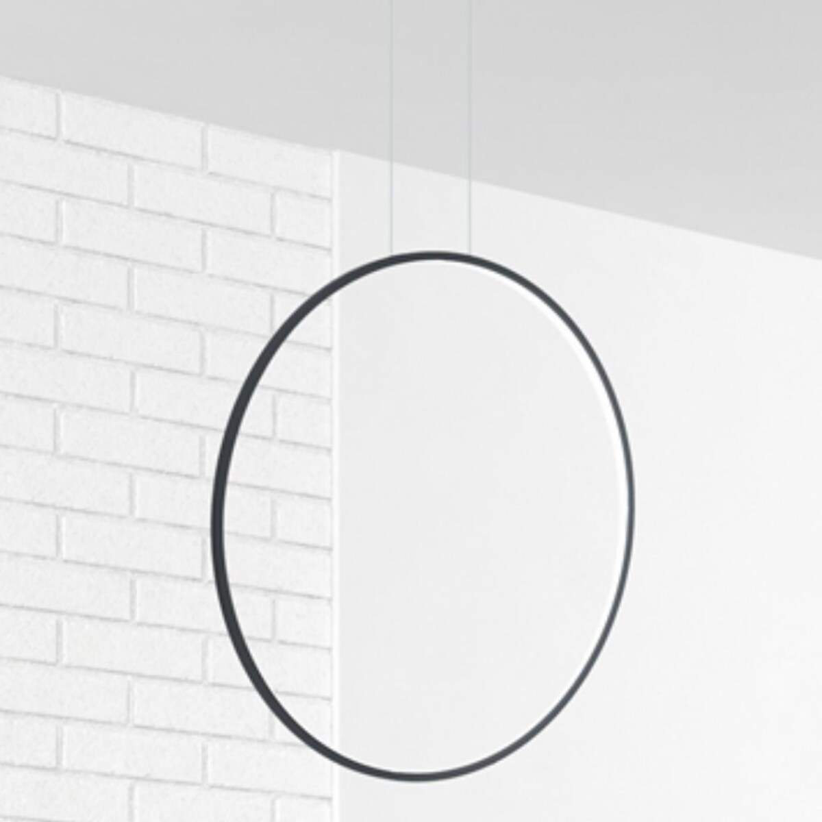 Wisząca lampa Saturno ML8856 Milagro LED 46W 4000K do jadalni IP44 czarna