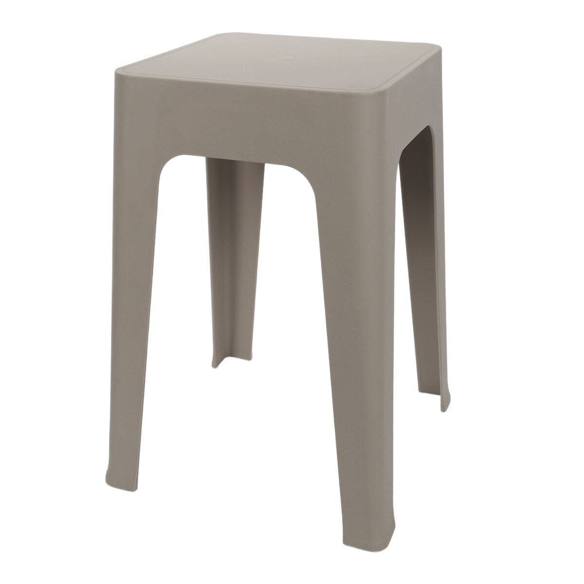 Lekki taboret z tworzywa sztucznego, 33 x 33 x 47 cm