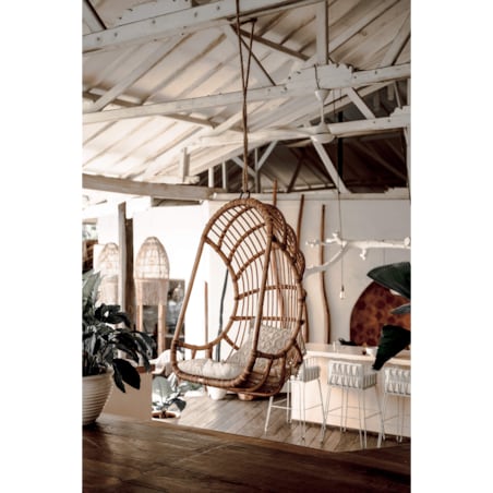 RATTANOWY FOTEL WISZĄCY CANGGU