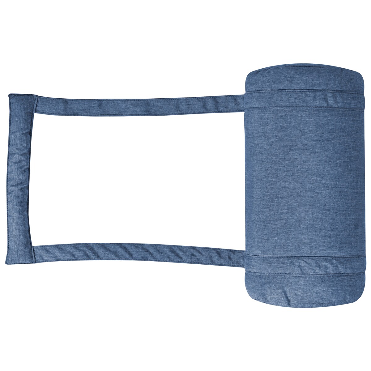 Poduszka na leżak ogrodowy BRESCIA PREMIUM 180 x 60 cm Niebieski