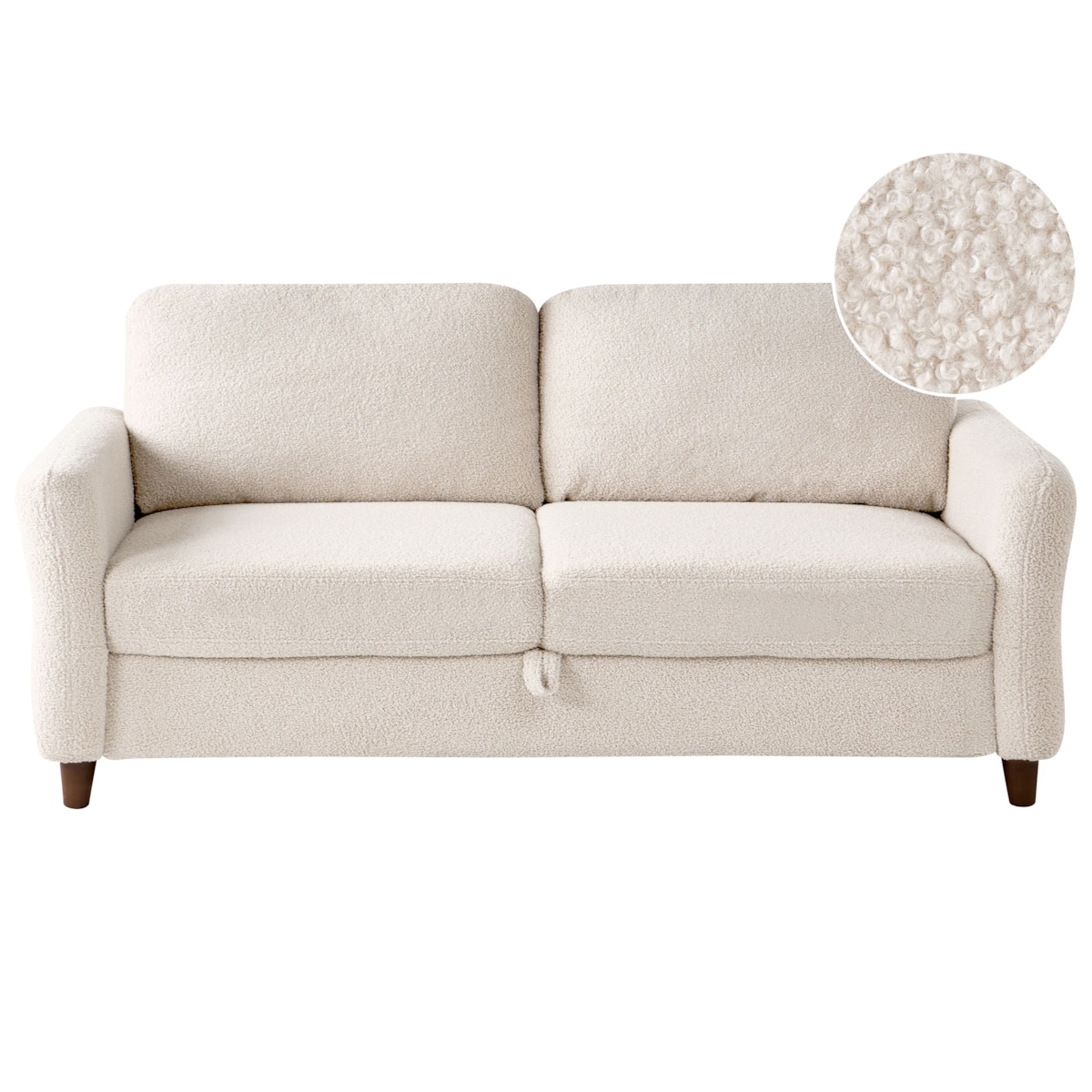 Sofa dla 3 osób MARE Boucle Beżowy